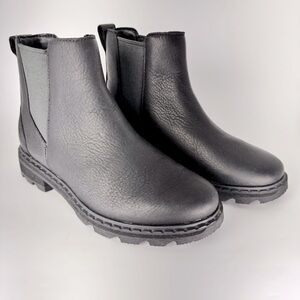 SOREL LENNOX DAYTONA CHELSEA BOOTS COLOR BLACK SZ.8